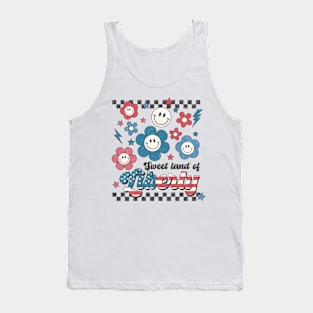 Sweet Land of Liberty Patriotic 4th July Tank Top